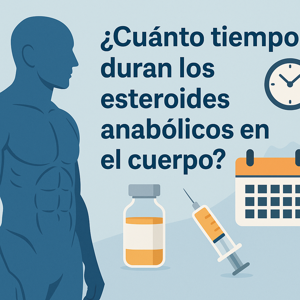 ¿Cuánto tiempo duran los esteroides anabólicos en el cuerpo?