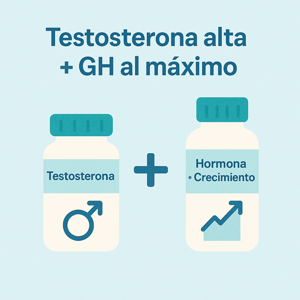 ¿Quieres testosterona alta y hormona de crecimiento al máximo?